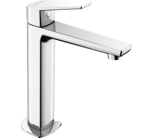 Medium height single lever wash-basin mixer